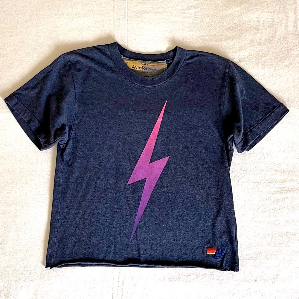 Aviator Nation Bolt Fade Tee